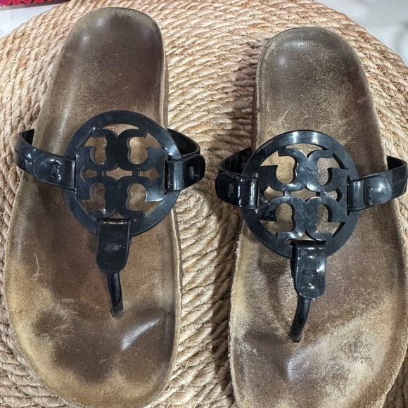 Black Logo Sandals - Picture 2 of 9